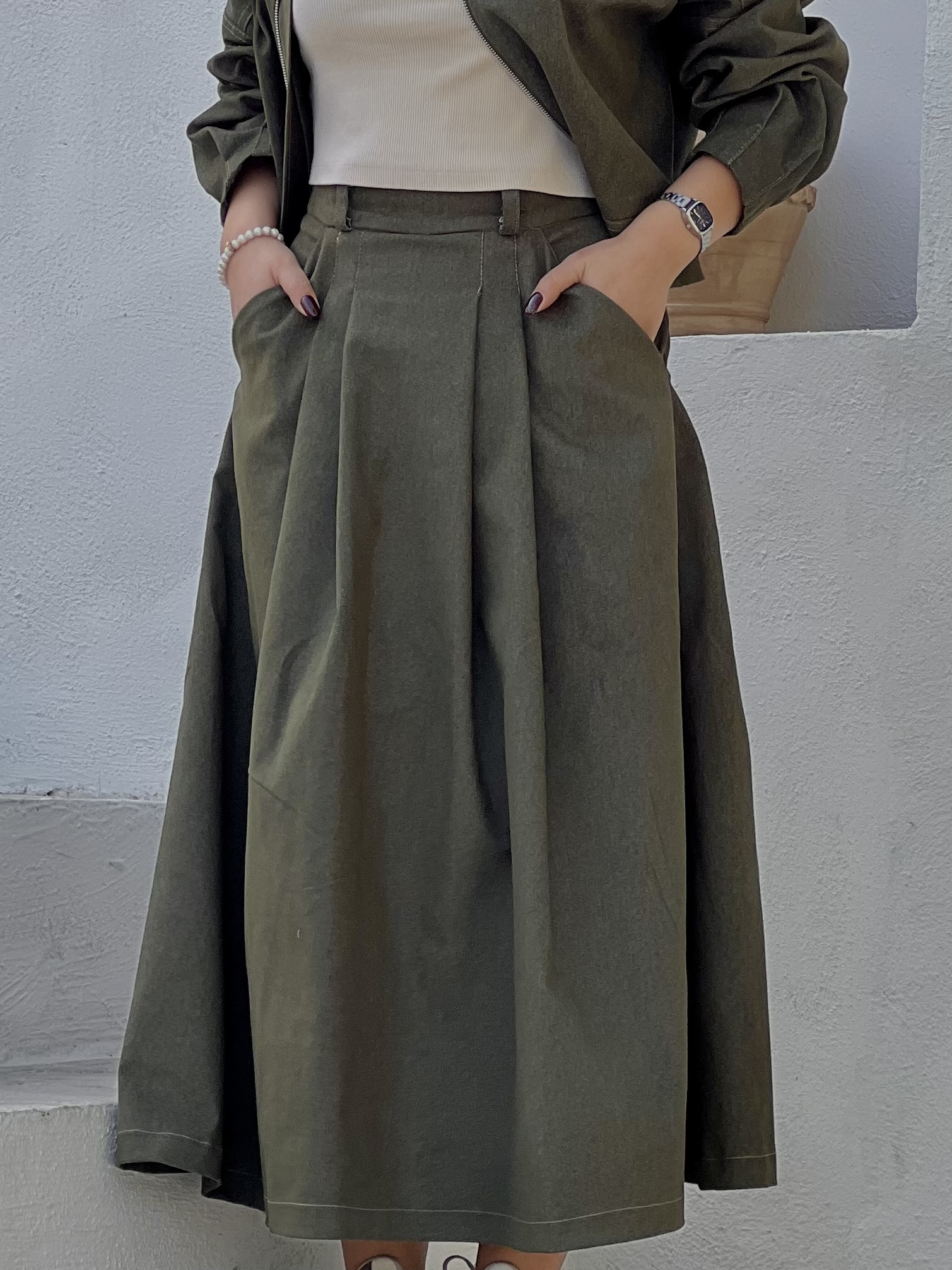 کت و دامن جین پاییزی