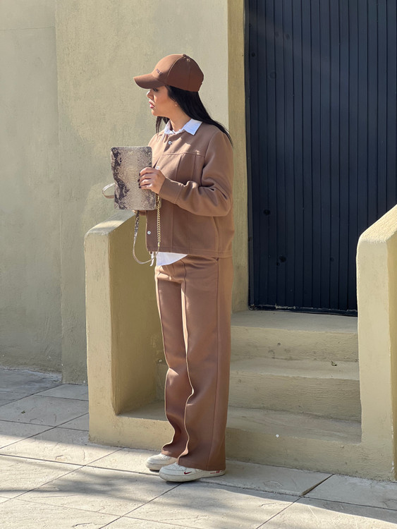 کت و شلوار موکا