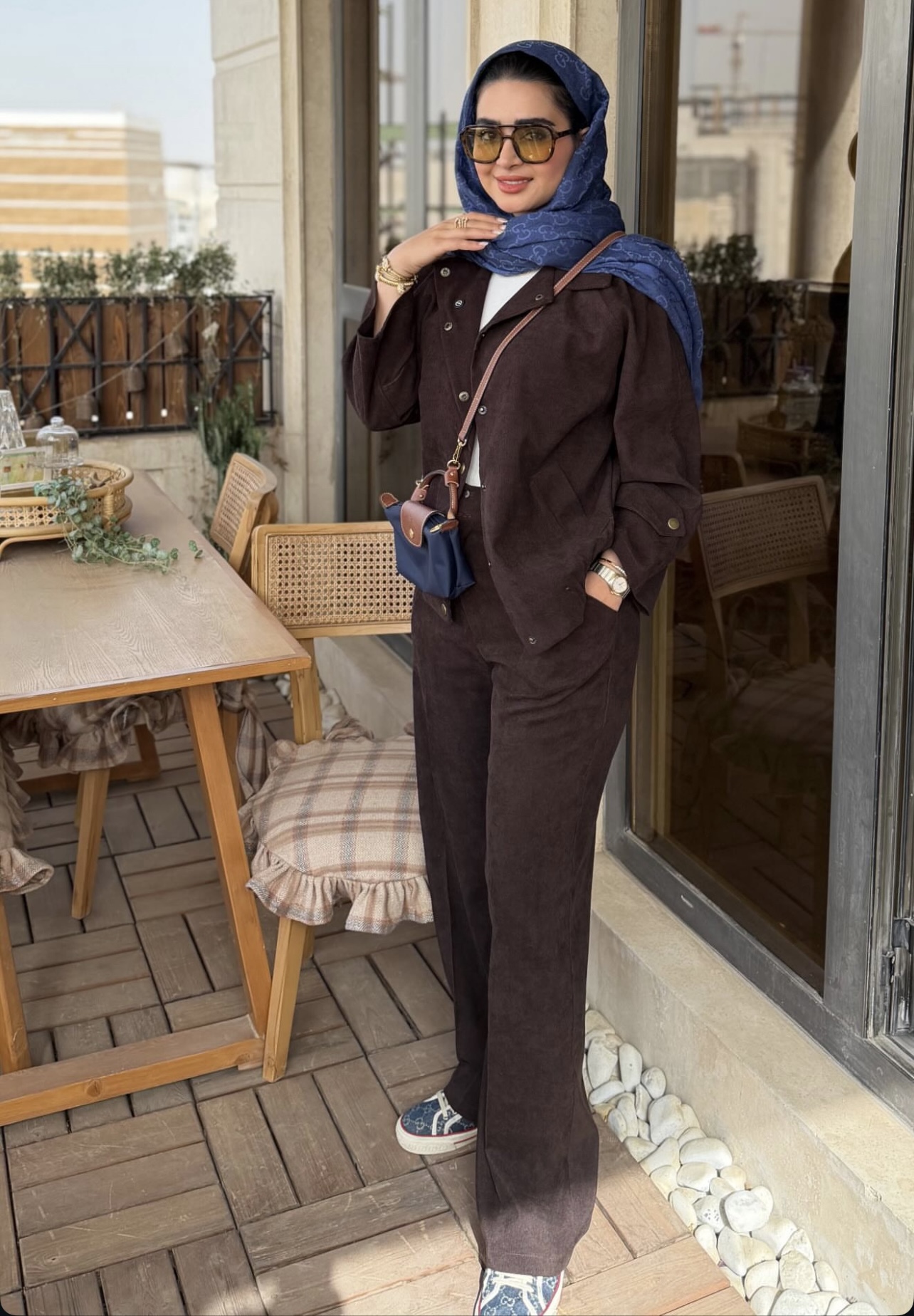 ست پاییزی  قهوه‌ای