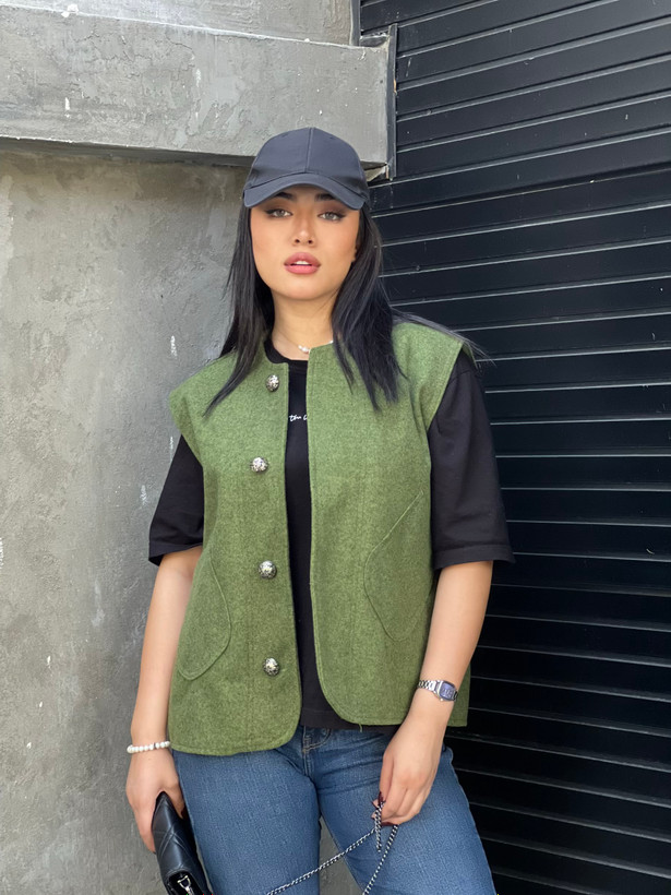 وست سبز زیتونی