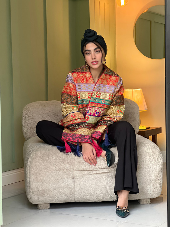 مانتو و کت سنتی سوزندوزی شب یلدا